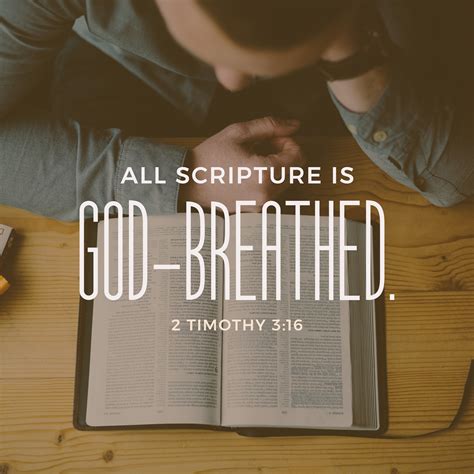 scripture was breathed out by god scriptures
