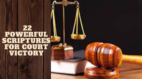 scriptures for victory in court cases