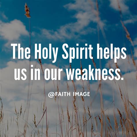 scriptures on the holy spirit helping us