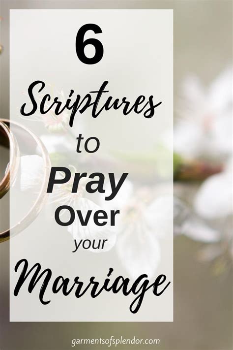 scriptures to use when praying for marriage