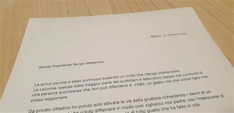 scrivere a mattarella presidente