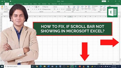 Scroll Bar Excel Not Showing Up