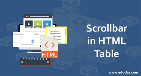 Scroll Bar For Table In Html