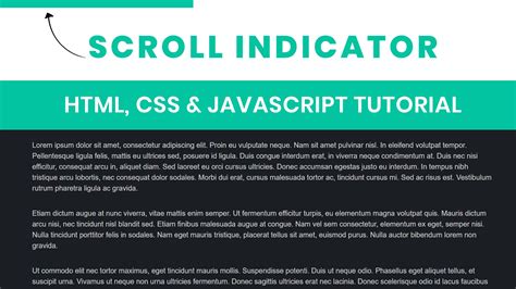 Scroll Bar Js Css
