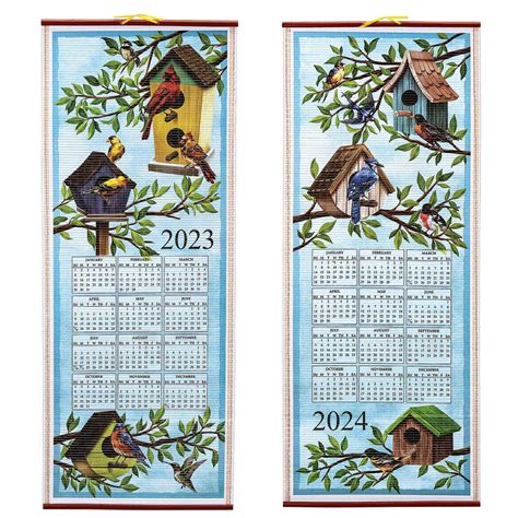 Scroll Calendar 2023 2024