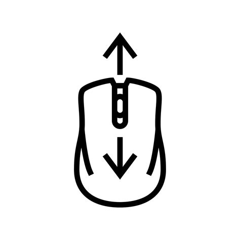 Scroll Icon On Mouse Pointer