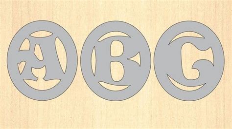 Scroll Saw Lettering Patterns Free