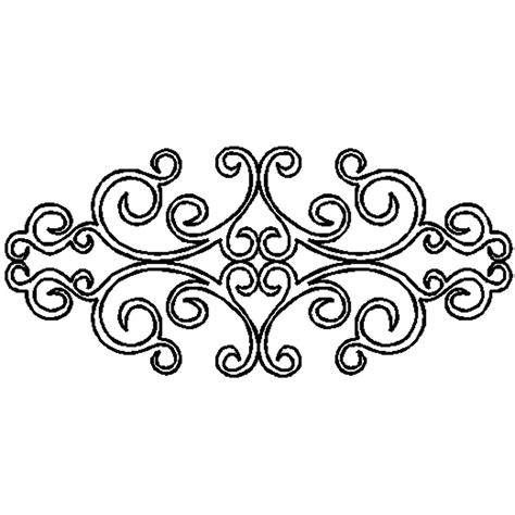 Scroll Stencil Patterns Free
