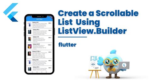 Scrollable List In Flutter