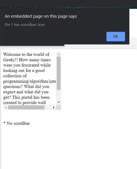Scrollbar Not Visible In Edge
