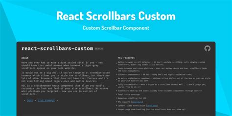 Scrollbar React Js
