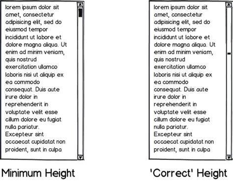 Scrollbar Thumb Minimum Height