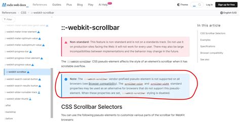 Scrollbar-Color Not Working In Chrome