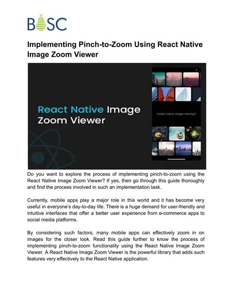 Scrollview Pinch Zoom React Native