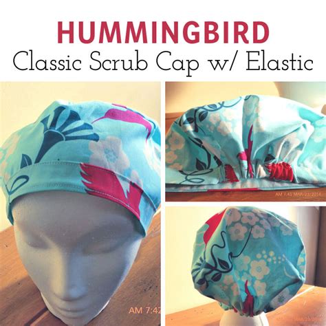 Scrub Hat Pattern With Elastic