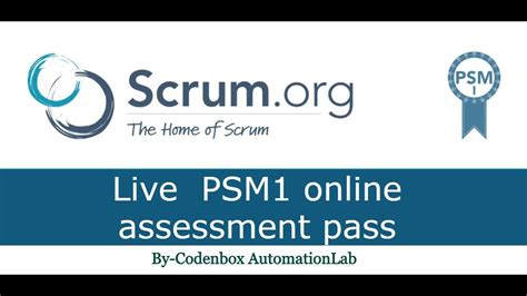 scrum open assessment psm1