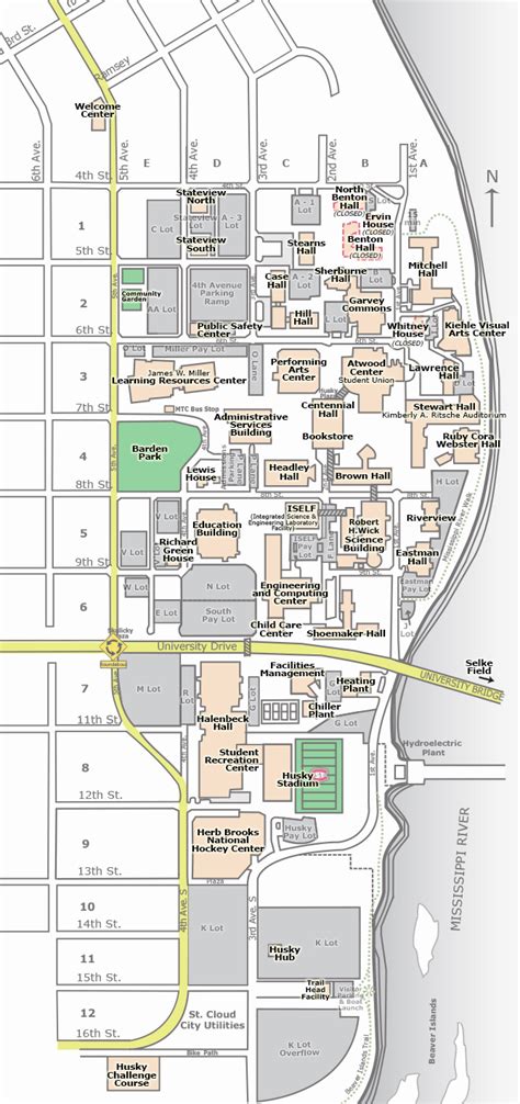 scsu map of campus