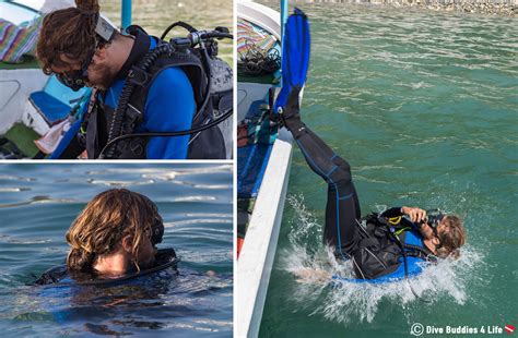 Scuba Backward Roll Entry