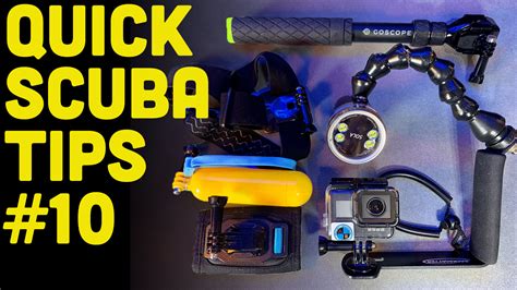 scuba diving GoPro tips