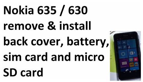 How to insert SIM and micro SD cards into Nokia Lumia 1520 - YouTube