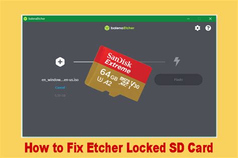 Sd Card Locked Etcher