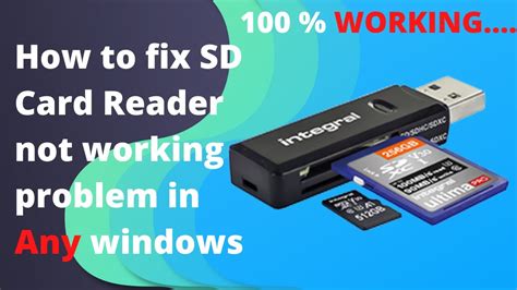 Sd Card Reader Not Working In Windows 7