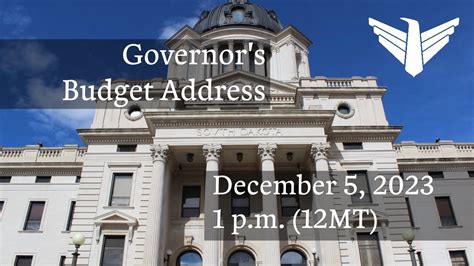sd governor's budget address