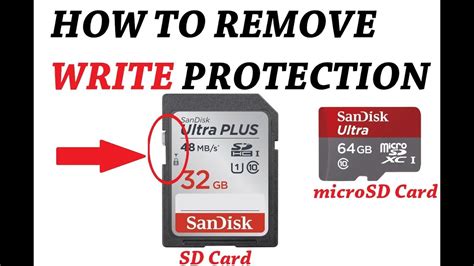 Sd Memory Card Write Protect Removal