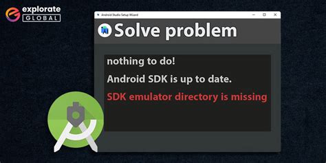 sdk missing error in android studio