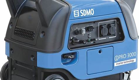 SDMO Stromerzeuger Inverter Pro 3000 E Scheibe