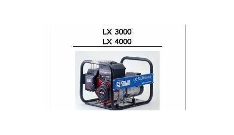Sdmo Lx 3000 Manual Troc Echange Groupe Electrogene SDMO LX Sur France