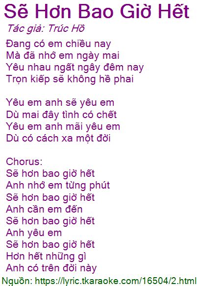 se hon bao gio het karaoke tone nam YouTube