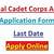sea cadet corps admission form 2022
