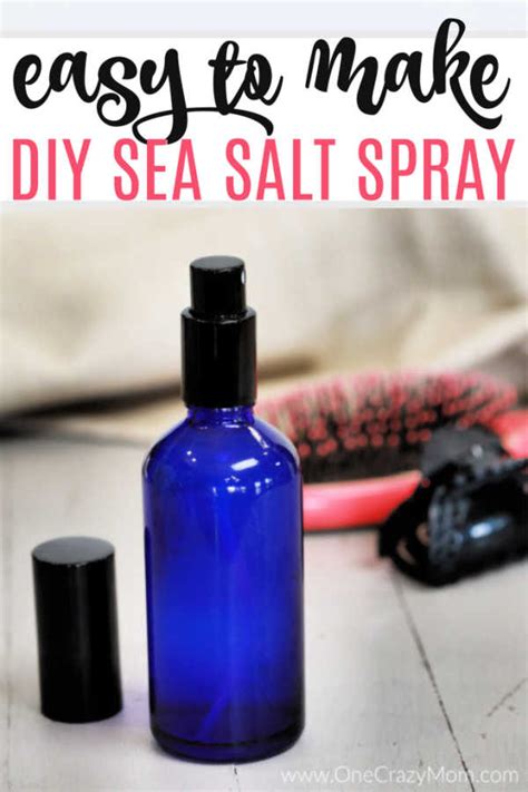 DIY Sea Salt Spray homemade sea salt hair spray Sea salt spray for