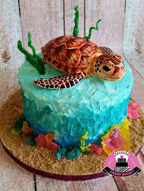 Sea Turtle Birthday Cake Ideas