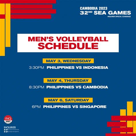 sea games 2023 dates