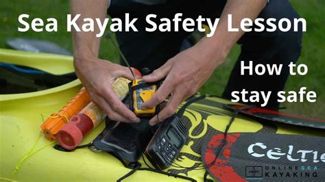 Sea Kayaking Safety