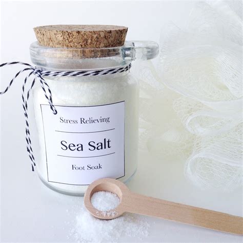 sea salt foot soak