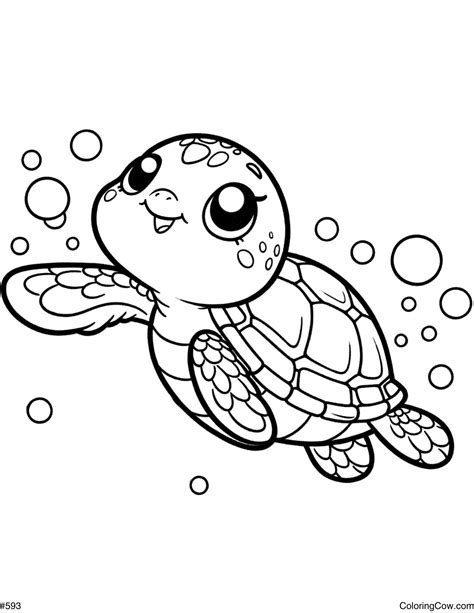 Sea Turtle Coloring Pages Fo