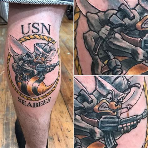 Awasome Seabee Tattoo Designs References