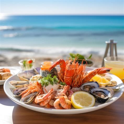 Seafood Lunch with a View