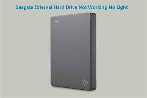 Seagate External Hard Drive Keeps Blinking