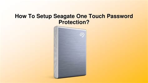 Seagate One Touch With Password 1TB Silver (STKY1000401) Vertex