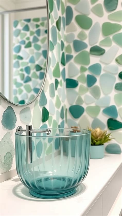 Seaglass Bathroom Decor