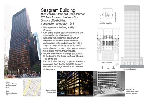 seagram building case study Seagram building, Building, Study