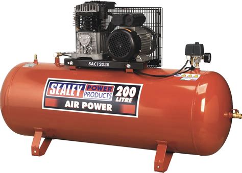 sealey 200 litre air compressor