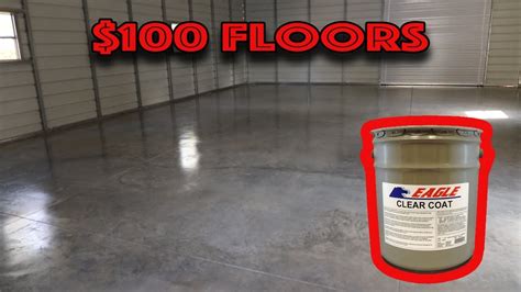 sealing a concrete garage floor