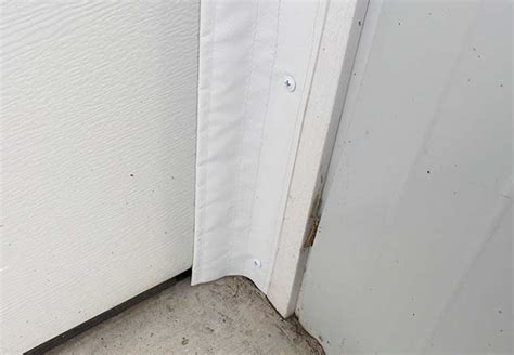 sealing gaps around garage door