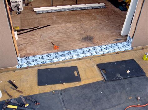 Sealing Under A Door Threshold