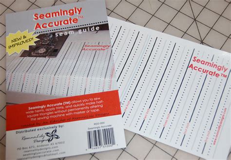 Seamingly Accurate Seam Guide by reannalilydesigns on Etsy, 9.95